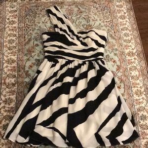 Black and white dress